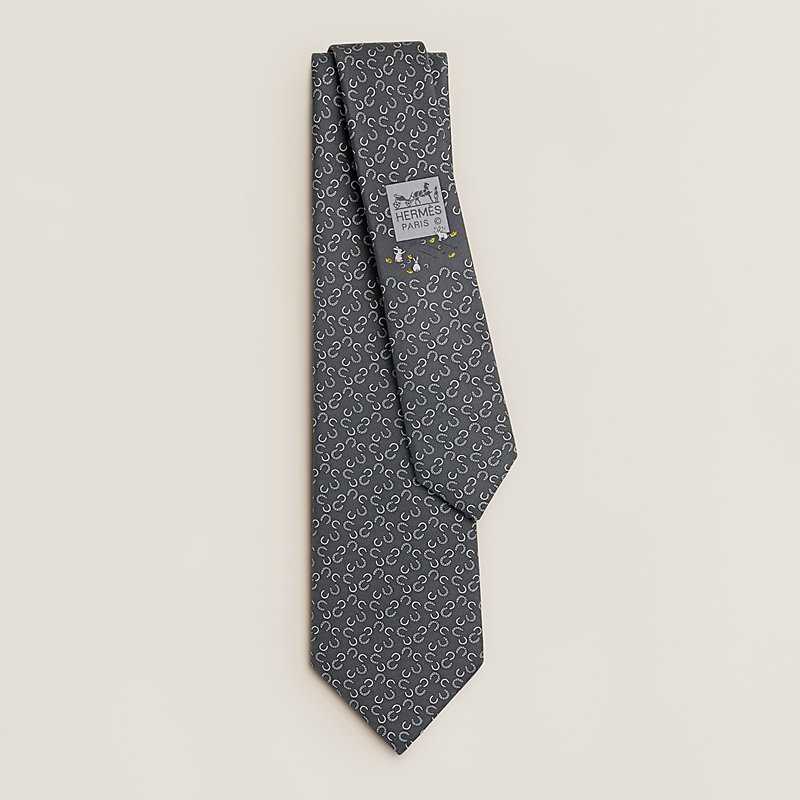 Fers Lucky tie - Blue | Hermès Finland